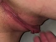 Pussy play makes amateur squirt and pussy pump